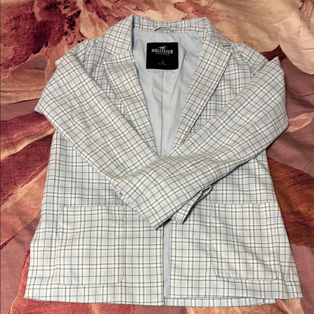 Hollister Plaid Blazer